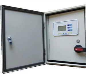 Rheoli Panel Rheoli Pwmp Dŵr Deallus Tri Pumps Yn Ip 54 Cabinet Metel